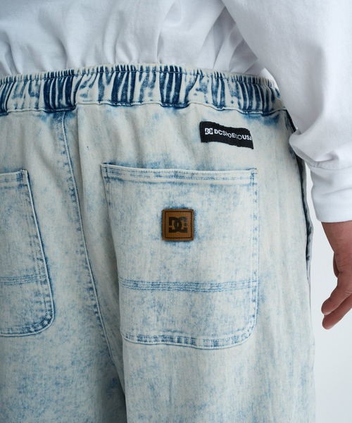 DC SHOES（ディーシーシューズ）の「25 SUPERWIDE BAGGY P /DCストレッチウエストゴム裾ドローコード付きワイドシルエットペインターパンツ（その他パンツ・メンズ・スカイブルー/ブラック系その他2/ライトインディゴブルー/ブラック系その他・X-LARGE/LARGE/MEDIUM）」の13枚目の写真