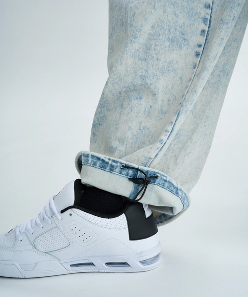 DC SHOES（ディーシーシューズ）の「25 SUPERWIDE BAGGY P /DCストレッチウエストゴム裾ドローコード付きワイドシルエットペインターパンツ（その他パンツ・メンズ・スカイブルー/ブラック系その他2/ライトインディゴブルー/ブラック系その他・X-LARGE/LARGE/MEDIUM）」の14枚目の写真