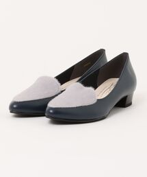 ABC-MART（エービーシーマート）の「JOLI ENCORE ジョリーアンコール HEEL LOAFER 2.5 ヒールローファー 2.5 JE80259 NAVY（パンプス）」