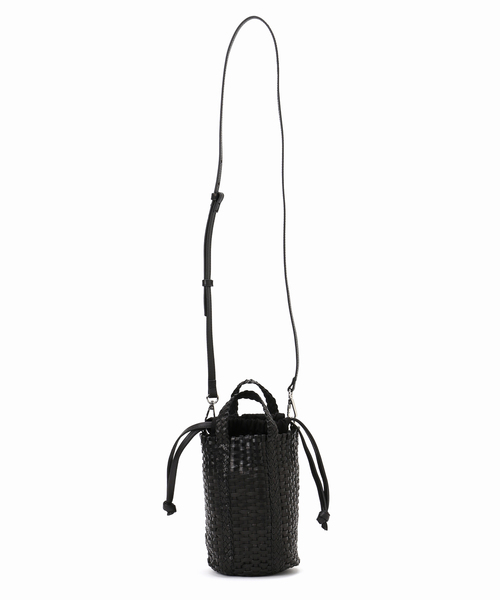 FRAMeWORK（フレームワーク）の「THE BAGMATI/ ザバグマティ 別注SHOULDER付きleather編みバッグ（ハンドバッグ・レディース・ブラウン/ブラック・FREE）」の18枚目の写真