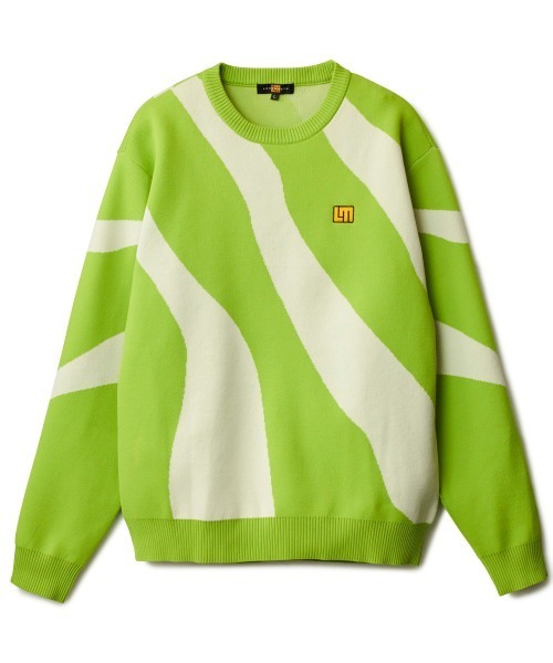 Loudmouth(ラウドマウス)の「LOUDMOUTH ラウドマウス ゴルフウェア ワンポイント ロゴ 軽量 薄手 クルーネック長袖 ニット(ニット/セーター・メンズ・ライトグリーン/ブラック/ブルー・L/LL/3L/M)」の8枚目の写真
