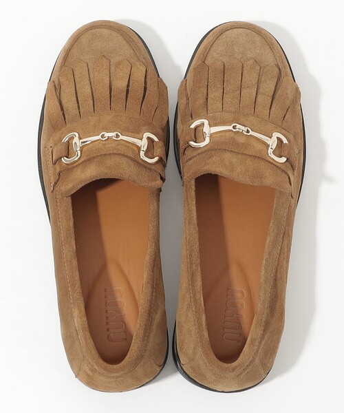 TOMORROWLAND （トゥモローランド）の「NUYOU スエード タッセル ローファー（ローファー・レディース・キャメル・38/37/36）」の8枚目の写真