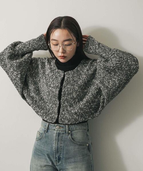 Copping zone 日本未販売ニット　早い者勝ち 洗える／日本製／ホールガーメント（R）】ニットトップス（ニット