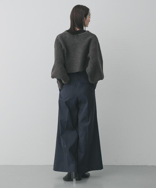 SENSE OF PLACE by URBAN RESEARCH（センスオブプレイスバイアーバンリサーチ）の「クロップドドルマンカーディガン（ニット/セーター・レディース・ベージュ/ブラウン/ブラック系その他・ONE）」の17枚目の写真