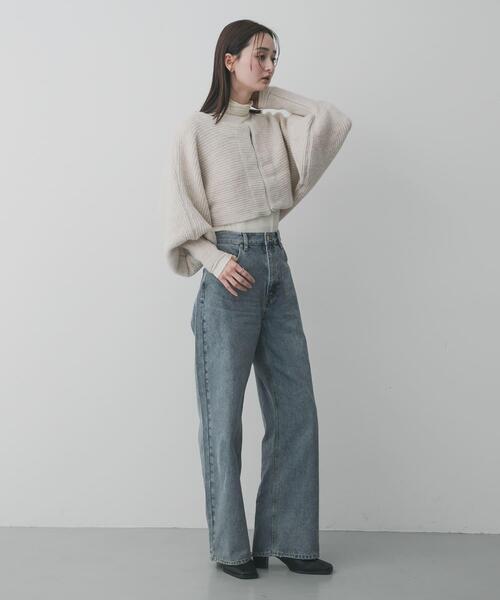 セール】クロップドドルマンカーディガン（ニット/セーター）｜SENSE