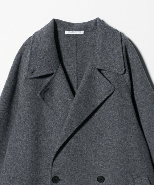 BEAUTY&YOUTH UNITED ARROWS（ビューティーアンドユースユナイテッドアローズ）の「リバー テーラード スタンドカラーコート（その他アウター・レディース・モカ/ネイビー/グレー系・S/XS/M）」の20枚目の写真