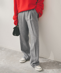 Spick & Span（スピックアンドスパン）の「Higuchi*Sビーバーストレートタックパンツ（スラックス・レディース）」