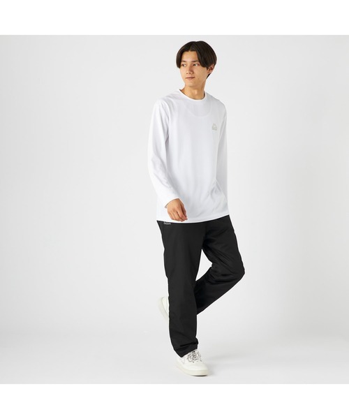 Kappa（カッパ）の「Kappa カッパ ブランド ワンポイント ロゴ アートワーク 裏メッシュ ストレート ロングパンツ（その他パンツ・メンズ・ブラック/ネイビー・LL/L/M）」の8枚目の写真
