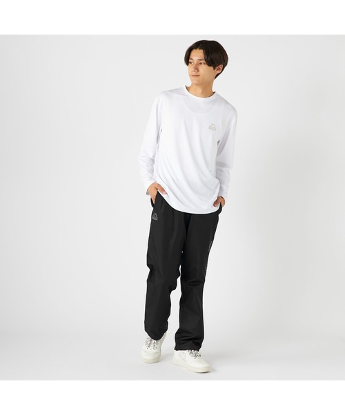 Kappa（カッパ）の「Kappa カッパ ブランド ワンポイント ロゴ アートワーク 裏メッシュ ストレート ロングパンツ（その他パンツ・メンズ・ブラック/ネイビー・LL/L/M）」の10枚目の写真