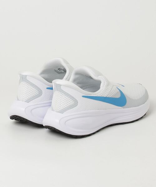 NIKE(ナイキ)の「ナイキ NIKE ナイキ レボリューション 8 イージーオン(スニーカー・メンズ・ホワイト×ブルー・25.0cm/25.5cm/26.0cm/26.5cm/27.0cm/27.5cm/28.0cm)」の2枚目の写真