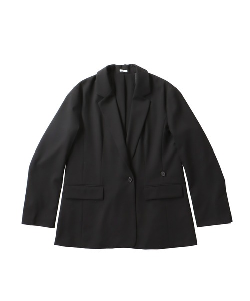 DRESSLAVE(ドレスレイブ)の「playful asymmetric blazer(変形アシンメトリージャケット)(テーラードジャケット・レディース・ライトブラウン/ブラック・38)」の1枚目の写真