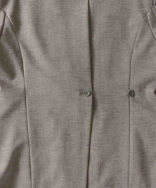 DRESSLAVE(ドレスレイブ)の「playful asymmetric blazer(変形アシンメトリージャケット)(テーラードジャケット・レディース・ライトブラウン/ブラック・38)」の8枚目の写真