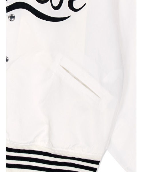 YESEYESEE(イエスアイシー)の「Y.E.S Snail Logo Stadium Jacket(スタジャン・メンズ・ブラウン/ホワイト/ネイビー・L/M/S/XL)」の8枚目の写真
