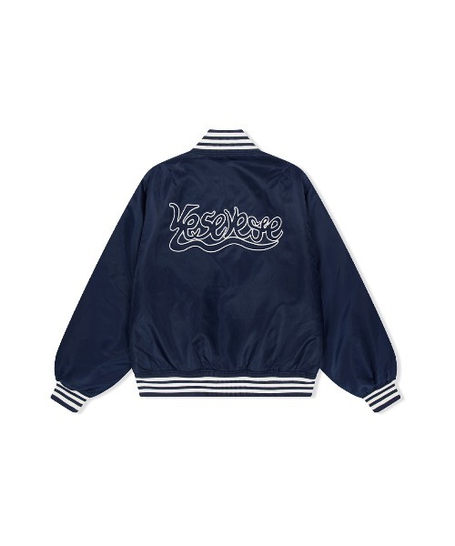 YESEYESEE(イエスアイシー)の「Y.E.S Snail Logo Stadium Jacket(スタジャン・メンズ・ブラウン/ホワイト/ネイビー・L/M/S/XL)」の21枚目の写真