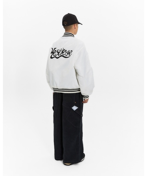 YESEYESEE(イエスアイシー)の「Y.E.S Snail Logo Stadium Jacket(スタジャン・メンズ・ブラウン/ホワイト/ネイビー・L/M/S/XL)」の12枚目の写真
