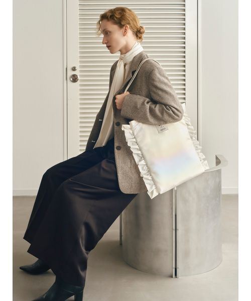 FRAY I.D（フレイアイディー）の「【LeSportsac× FRAY I.D】RF VERTICAL CITY TOTE（ハンドバッグ・レディース・アイボリー・F）」の3枚目の写真