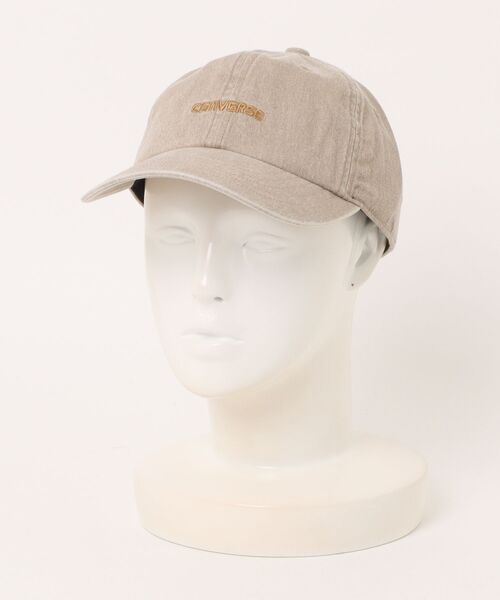 CONVERSE（コンバース）の「CONVERSE（コンバース）PIGMNET LOW CAP/ピグメント加工ローキャップ メンズ レディース ユニセックス（キャップ・レディース・レッド/ベージュ/ブラック・FREE）」の6枚目の写真