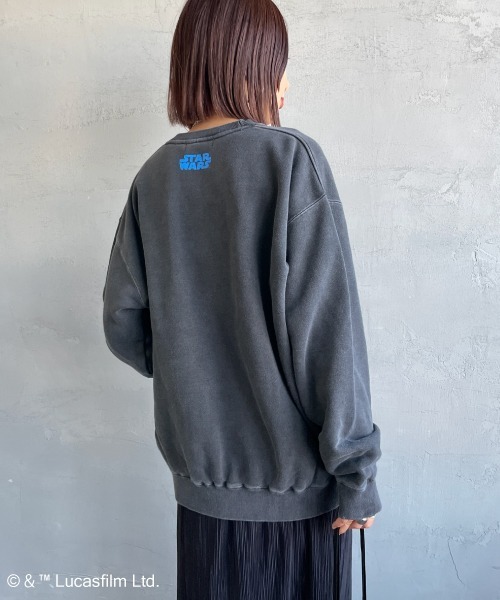 GOOD ROCK SPEED（グッドロックスピード）の「[GOOD ROCK SPEED/グッドロックスピード] 別注 / STAR WARS / R2D2 / EWOK / プリントスウェット / ディズニー（スウェット・レディース・チャコールグレー・XL/L/M）」の17枚目の写真