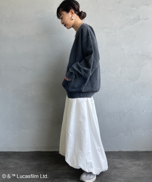 GOOD ROCK SPEED（グッドロックスピード）の「[GOOD ROCK SPEED/グッドロックスピード] 別注 / STAR WARS / R2D2 / EWOK / プリントスウェット / ディズニー（スウェット・レディース・チャコールグレー・XL/L/M）」の10枚目の写真