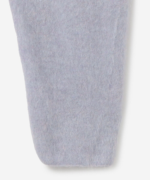 UNFIL（アンフィル）の「UNFIL | スーパーキッドモヘア Vネックカーディガン WOMEN（ニット/セーター・レディース・ブラック/ライトブルー・1）」の6枚目の写真