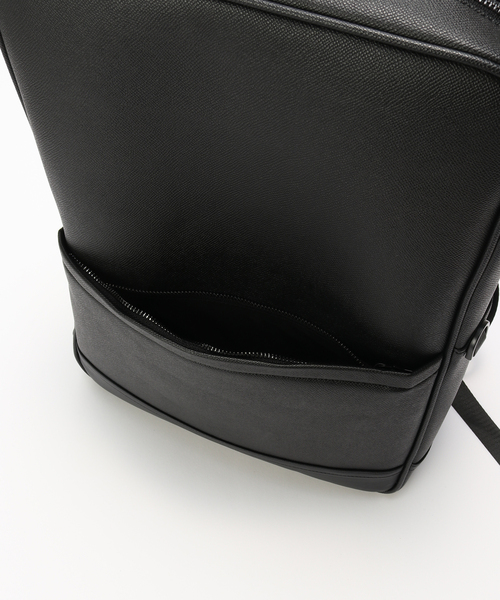 B.C STOCK(ベーセーストック)の「【fellowww / フェロー】別注 フェイクレザー スマートバックパック(バックパック/リュック・メンズ・ブラック・FREE)」の7枚目の写真