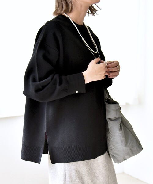 セール】quaranciel:〈手洗い可能〉ダブルフェイス パールモチーフ