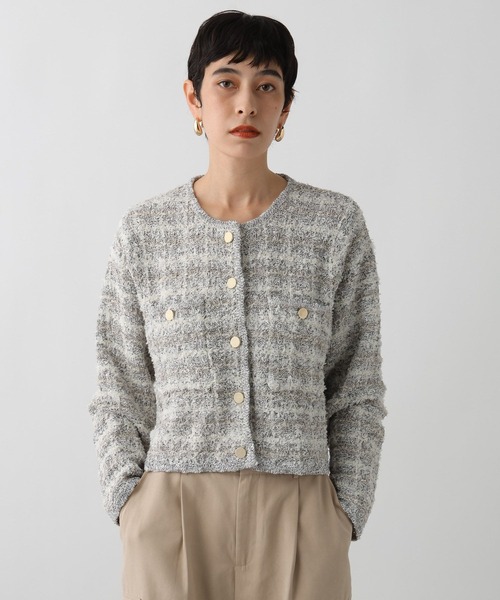 TWEO ニットジャケット コウベレタス KOBE LETTUCE もっちもちニットジャケット 【ダブル