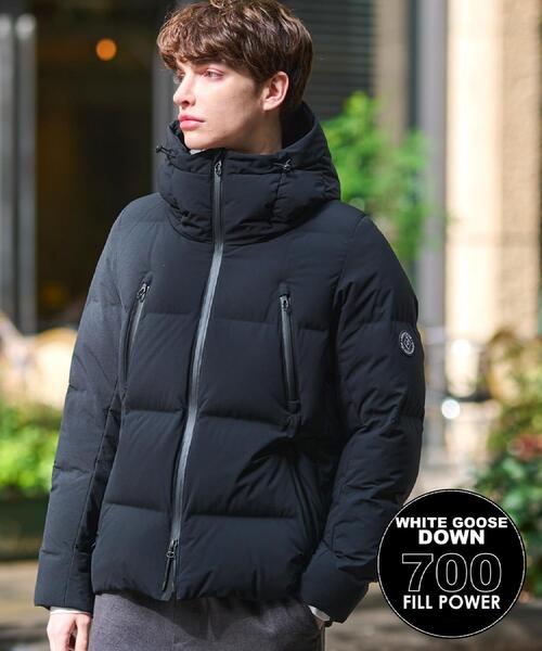 DRESSTERIOR（ドレステリア）の「【700フィルパワー/高品質ダウン】ホワイトグース ホットメルトダウンMark2（ダウンジャケット/コート・メンズ・ベージュ/ブラック/ホワイト・94/92/91/90）」の2枚目の写真