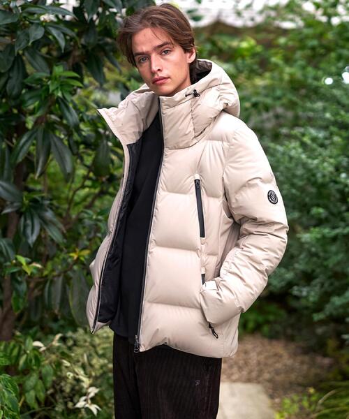 DRESSTERIOR（ドレステリア）の「【700フィルパワー/高品質ダウン】ホワイトグース ホットメルトダウンMark2（ダウンジャケット/コート・メンズ・ベージュ/ブラック/ホワイト・94/92/91/90）」の9枚目の写真