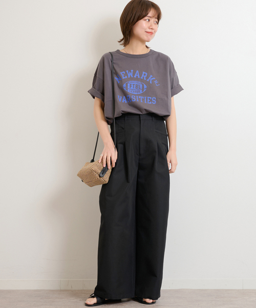 JOURNAL STANDARD relume（ジャーナルスタンダード　レリューム）の「《追加2》2タックワイドパンツ（チノパンツ・レディース・カーキ/ブラック/ベージュ・36/38）」の21枚目の写真