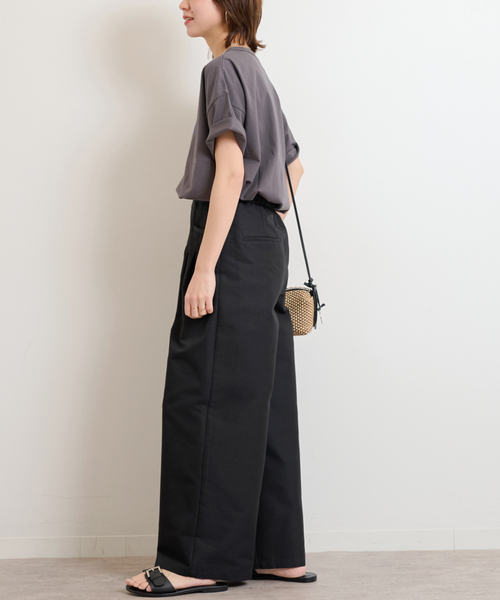 JOURNAL STANDARD relume（ジャーナルスタンダード　レリューム）の「《追加2》2タックワイドパンツ（チノパンツ・レディース・カーキ/ブラック/ベージュ・36/38）」の20枚目の写真