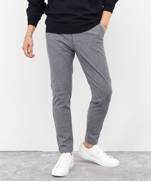 NOLLEY’S(ノーリーズ)の「【ACTIVE SECT】《限定展開》起毛ワンダーシェイプ イージーパンツ 25AW(その他パンツ・メンズ・ネイビー/ブラック/ライトグレー・S/M/L/XL)」の2枚目の写真