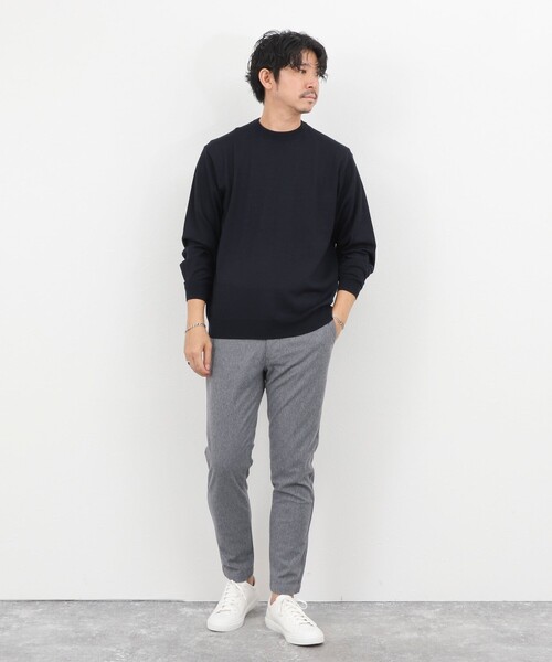 NOLLEY’S(ノーリーズ)の「【ACTIVE SECT】《限定展開》起毛ワンダーシェイプ イージーパンツ 25AW(その他パンツ・メンズ・ネイビー/ブラック/ライトグレー・S/M/L/XL)」の13枚目の写真