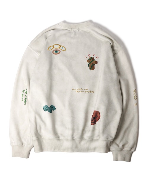 Subciety（サブサエティ）の「Memorial sweat（スウェット・メンズ・オフホワイト/ブラック・LARGE/X-LARGE/MEDIUM/SMALL）」の13枚目の写真