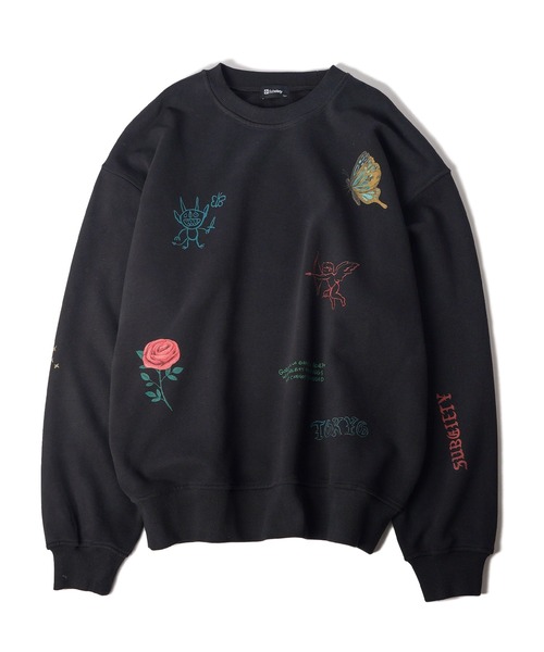 Subciety（サブサエティ）の「Memorial sweat（スウェット・メンズ・オフホワイト/ブラック・LARGE/X-LARGE/MEDIUM/SMALL）」の14枚目の写真