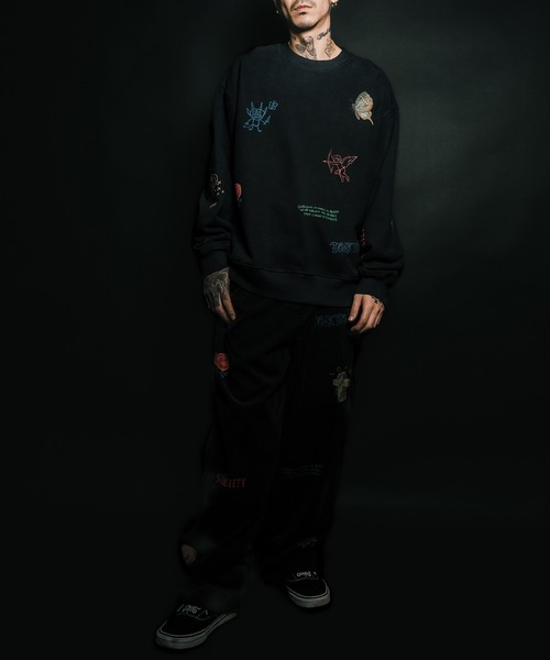 Subciety（サブサエティ）の「Memorial sweat（スウェット・メンズ・オフホワイト/ブラック・LARGE/X-LARGE/MEDIUM/SMALL）」の3枚目の写真