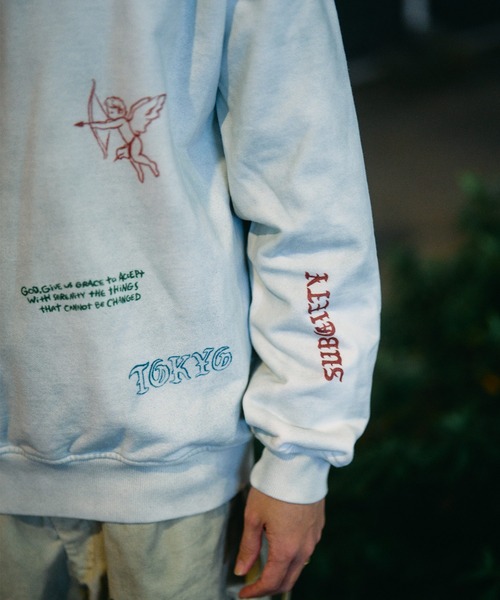Subciety(サブサエティ)の「Memorial sweat(スウェット・メンズ・オフホワイト/ブラック・LARGE/X-LARGE/MEDIUM/SMALL)」の20枚目の写真
