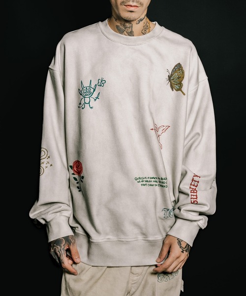 Subciety(サブサエティ)の「Memorial sweat(スウェット・メンズ・オフホワイト/ブラック・LARGE/X-LARGE/MEDIUM/SMALL)」の17枚目の写真