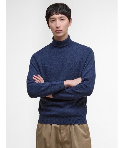 Barbour(バブアー)の「Hectorタートルネック ニット(アジアフィット)(ニット/セーター・メンズ・ネイビー・SMALL/MEDIUM/LARGE)」の3枚目の写真
