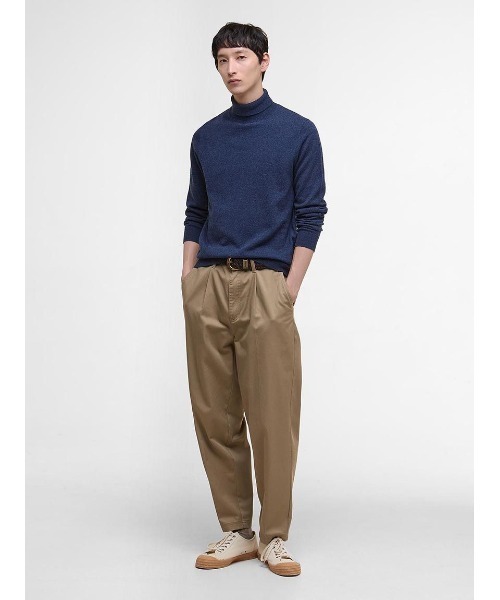Barbour(バブアー)の「Hectorタートルネック ニット(アジアフィット)(ニット/セーター・メンズ・ネイビー・SMALL/MEDIUM/LARGE)」の2枚目の写真