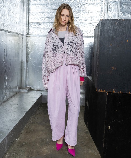 AULA AILA（アウラアイラ）の「カラーブロックチュールインナー（Tシャツ/カットソー・レディース・ブラック/イエロー/ライトグレー・0）」の9枚目の写真