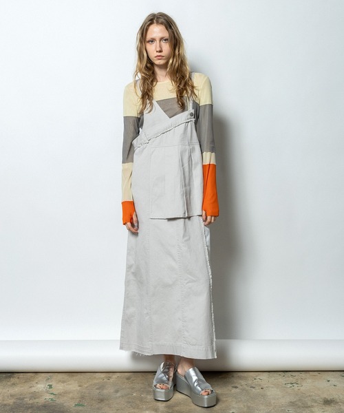 AULA AILA（アウラアイラ）の「カラーブロックチュールインナー（Tシャツ/カットソー・レディース・ブラック/イエロー/ライトグレー・0）」の17枚目の写真