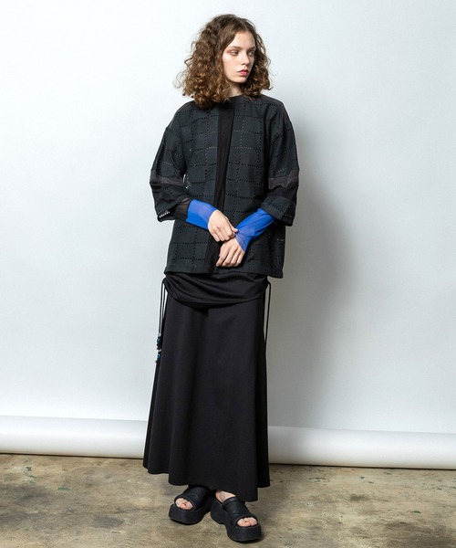 AULA AILA（アウラアイラ）の「カラーブロックチュールインナー（Tシャツ/カットソー・レディース・ブラック/イエロー/ライトグレー・0）」の22枚目の写真