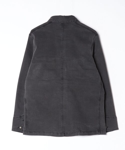 HANES(ヘインズ)の「【HANES/ヘインズ】ストレッチデニムカバーオール レギュラーフィット(カバーオール・メンズ・ネイビー/ブルー/ブラック/サックスブルー・M/L/LL)」の5枚目の写真