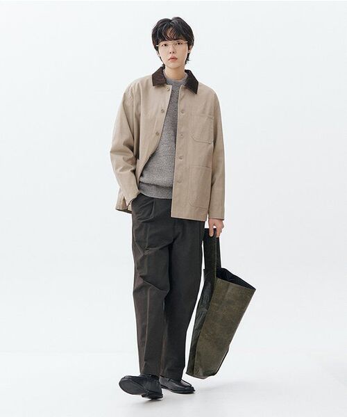MUSINSA STANDARD（ムシンサスタンダード）の「CPツイルチョアジャケット[ベージュ]（ミリタリージャケット・メンズ・その他・MEDIUM/LARGE/X-LARGE/XX-LARGE）」の19枚目の写真
