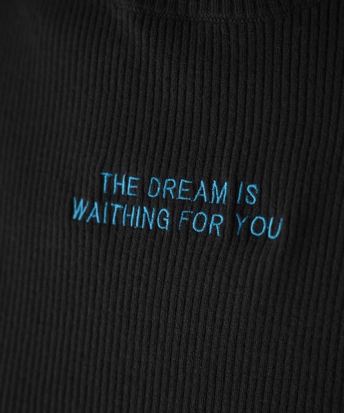 Riberry（リベリー）の「胸刺繍ロゴリブタートルニット（ニット/セーター・レディース・ブラック/チャコールグレー/ネイビー/レッド/グリーン/イエロー・FREE）」の15枚目の写真