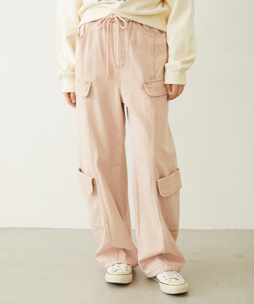 MILKFED.（ミルクフェド）の「CARGO PANTS（その他パンツ・レディース・ライトピンク/ブラック/ブラウン・M/S）」の4枚目の写真