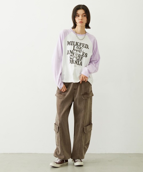 MILKFED.（ミルクフェド）の「CARGO PANTS（その他パンツ・レディース・ライトピンク/ブラック/ブラウン・M/S）」の21枚目の写真