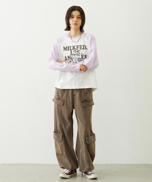 MILKFED.（ミルクフェド）の「CARGO PANTS（その他パンツ・レディース・ライトピンク/ブラック/ブラウン・M/S）」の22枚目の写真