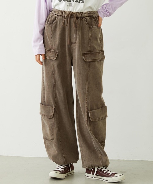MILKFED.（ミルクフェド）の「CARGO PANTS（その他パンツ・レディース・ライトピンク/ブラック/ブラウン・M/S）」の16枚目の写真